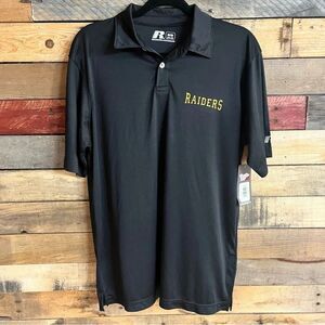 Russell Raiders‎ Black Polo Size Medium